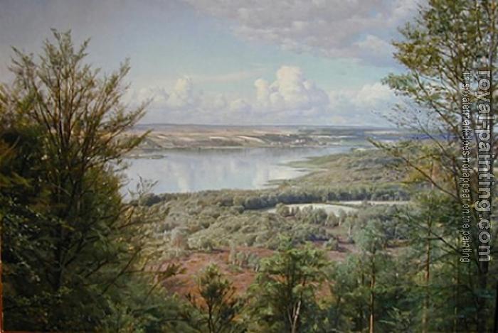 Peder Mork Monsted : Himmelbjergit View over Jul Lake, From H.C. Andersen's creek